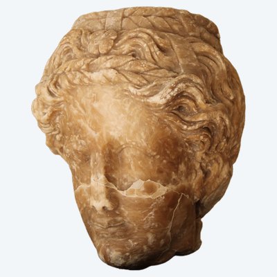 Female head in onyx, 20th c