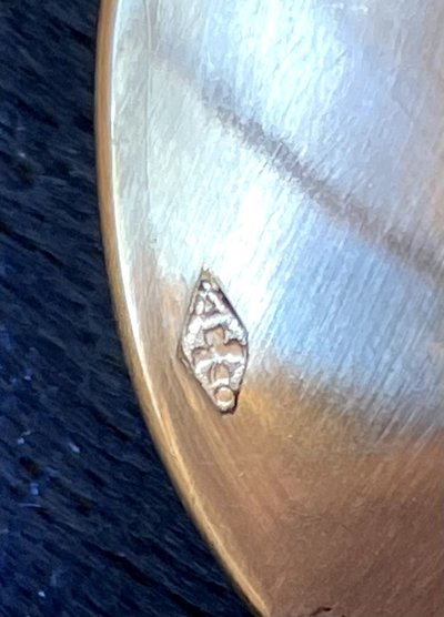 12 art nouveau teaspoons.