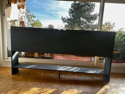 Console and shelving unit, 30s-50s makeover