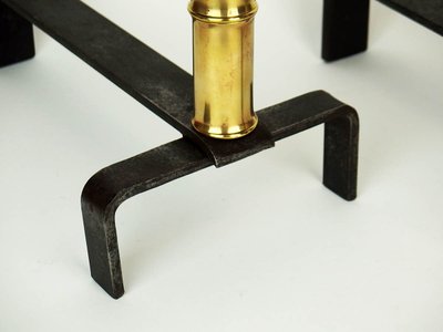 Coppia di candelabri di Jacques Adnet