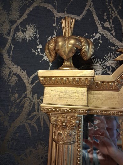 Miroir époque Napoléon III 186x 108
