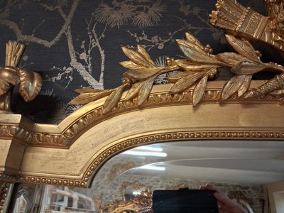 Miroir époque Napoléon III 186x 108