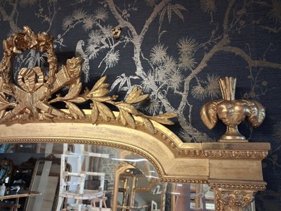 Miroir époque Napoléon III 186x 108