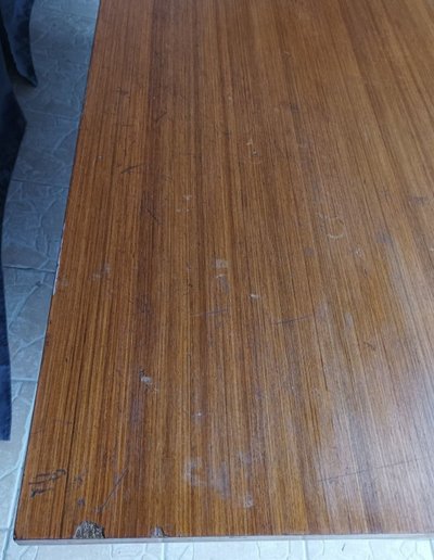 Grande table design 1960 / 1970 en acajou