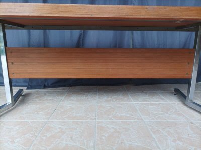 Grande table design 1960 / 1970 en acajou