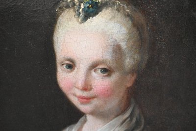 ritratto di giovane donna, Italia XVIII secolo, seguace di Pietro Longhi
