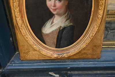 ritratto di giovane donna, Italia XVIII secolo, seguace di Pietro Longhi