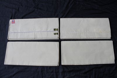 Toile d'Armentières 4 lenzuola a fiori blu in lino-cotone d : 240 x 310 cm ideali per le tende