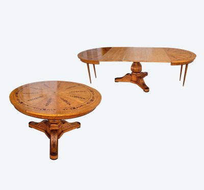 Charles X extensible dining table