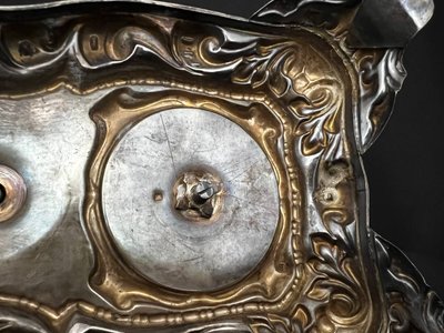 Huilier-vinaigrier in sterling silver and crystal - Minerve, late XIXᵉ century
