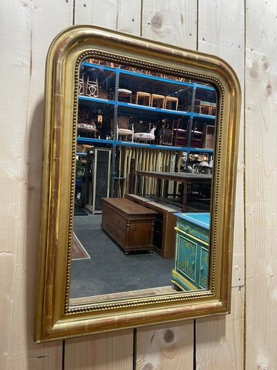 Mirror era Louis Philippe with 80x60 cm gold leaf