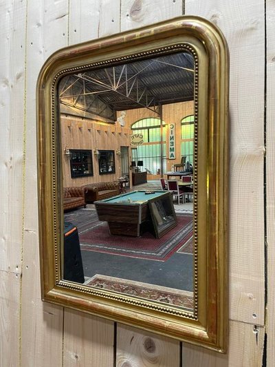 Mirror era Louis Philippe with 80x60 cm gold leaf