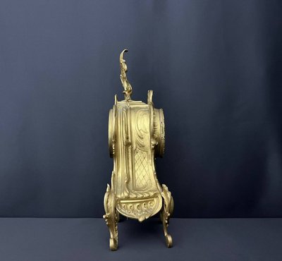 Pendeluhr aus Bronze und Cloisonné-Emaille - Stil Napoleon III, Anfang 20.