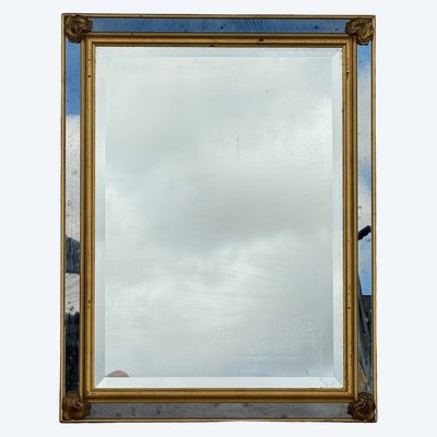 Glazed mirror