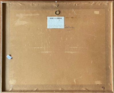 Abstract composition signed by Sascha Alexandre GARBELL - Ecole de Paris -Réalités nouvelles