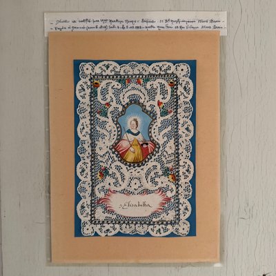 Convent canivet from the early 18th century representing Saint Elizabeth