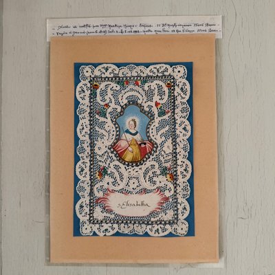 Convent canivet from the early 18th century representing Saint Elizabeth