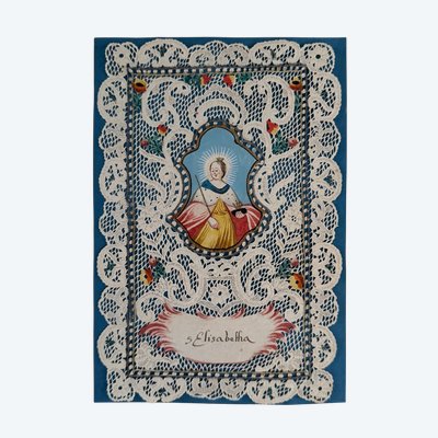 Convent canivet from the early 18th century representing Saint Elizabeth