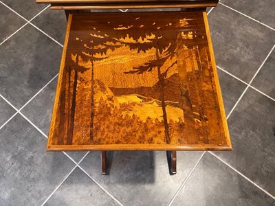 TABLE ART DECO "EMILE GALLÉ"