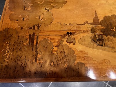 TABLE ART DECO "EMILE GALLÉ"