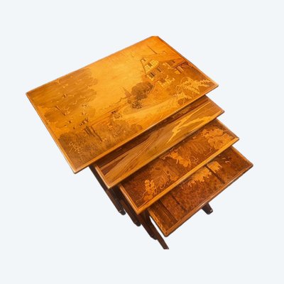 TABLE ART DECO "EMILE GALLÉ"