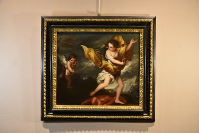 The Nymph Daphne With Cupid, Roman School 17th/18th Century