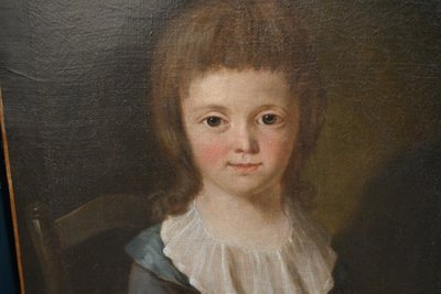 Ritratto di ragazzo Pierre Nouel de Latouche , scuola del XVIII secolo