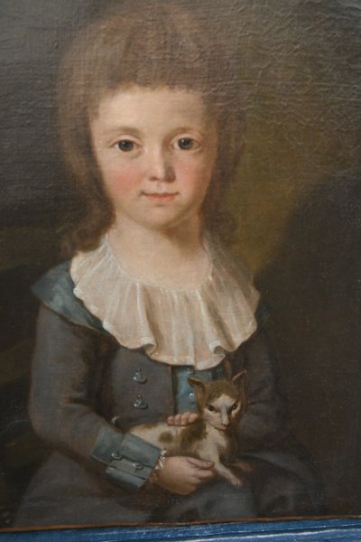 Ritratto di ragazzo Pierre Nouel de Latouche , scuola del XVIII secolo