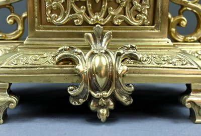 Gilt bronze clock, Louis XIV style - Mid 20th century