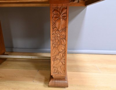 Mahogany 6 to 18 place settings table, Art Deco - 1920