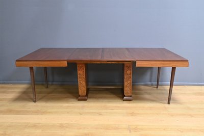 Mahogany 6 to 18 place settings table, Art Deco - 1920