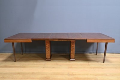 Mahogany 6 to 18 place settings table, Art Deco - 1920
