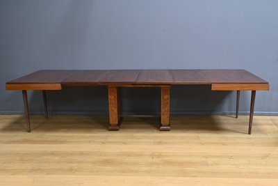 Mahogany 6 to 18 place settings table, Art Deco - 1920