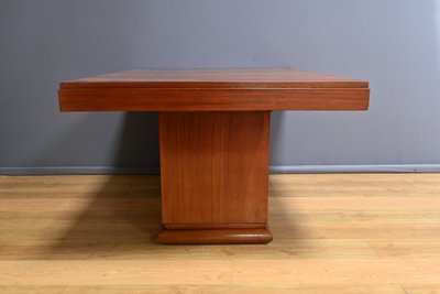 Mahogany 6 to 18 place settings table, Art Deco - 1920