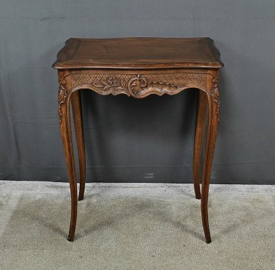 Travailleuse en Hêtre massif, style Louis XV – Début XXe