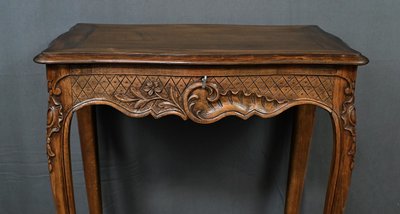 Travailleuse en Hêtre massif, style Louis XV – Début XXe