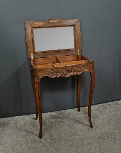 Travailleuse en Hêtre massif, style Louis XV – Début XXe