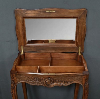Travailleuse en Hêtre massif, style Louis XV – Début XXe