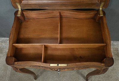Travailleuse en Hêtre massif, style Louis XV – Début XXe