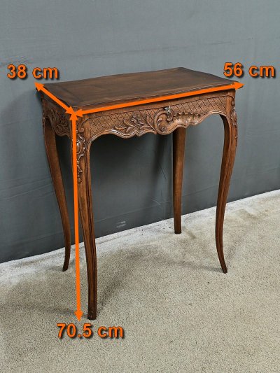 Travailleuse en Hêtre massif, style Louis XV – Début XXe