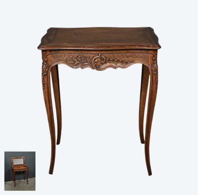 Travailleuse en Hêtre massif, style Louis XV – Début XXe
