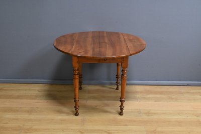 Table 4 à 10 Couverts à Allonges en Merisier, style Louis Philippe – Fin XIXe