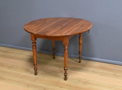 Table 4 à 10 Couverts à Allonges en Merisier, style Louis Philippe – Fin XIXe