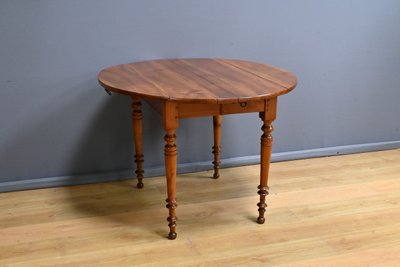 Table 4 à 10 Couverts à Allonges en Merisier, style Louis Philippe – Fin XIXe