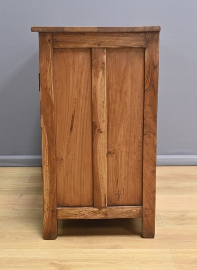 Solid teak display case, India - Early 20th century