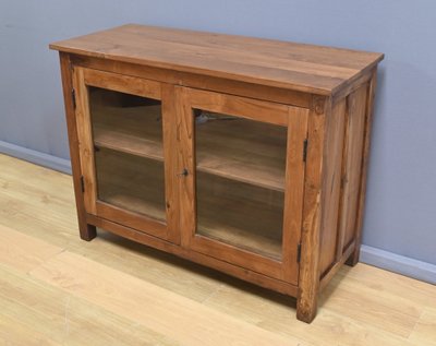 Solid teak display case, India - Early 20th century