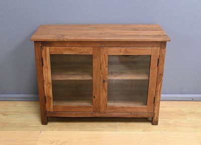 Solid teak display case, India - Early 20th century