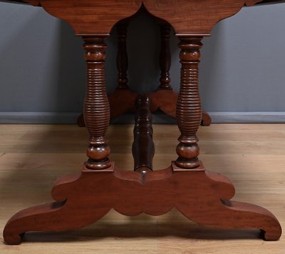 Table Bureau en Acajou, époque Louis-Philippe – 1ère moitié XIXe