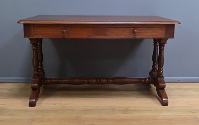 Table Bureau en Acajou, époque Louis-Philippe – 1ère moitié XIXe
