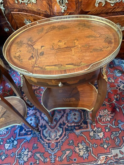 PAIR OF LOUIS XV BEDSIDE TABLES